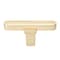 Gliderite Hardware 2-1/4 in. Center to Center Solid Flat T Knob Champagne Gold 4842-T-CHPG-1 - alternate 1